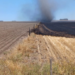 Por una cosechadora, se quemaron 25 hectáreas de un campo claromequense