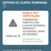 Refuerzan alerta naranja por tormentas y disponen un centro operativo de emergencia