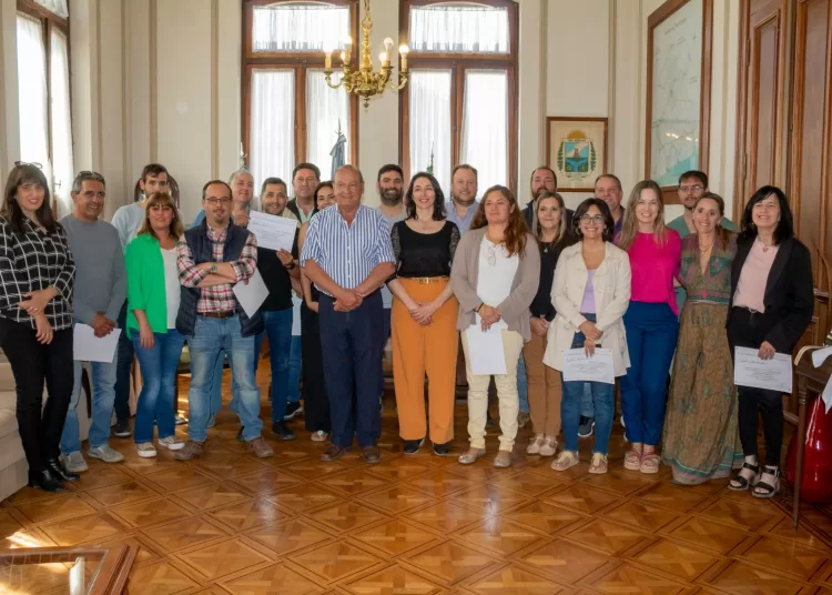 En su último día de trabajo, Sánchez se despidió de sus funcionarios