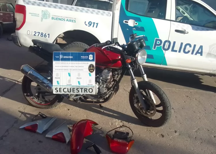 Hallaron la moto robada a un turista brasilero