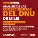 Convocan a charla vía Zoom sobre las consecuencias del DNU presidencial