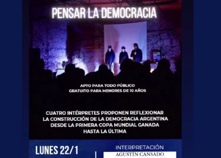 Presentan «Entre Copas. Pensar la Democracia» en el Quelaromecó Espacio de Arte