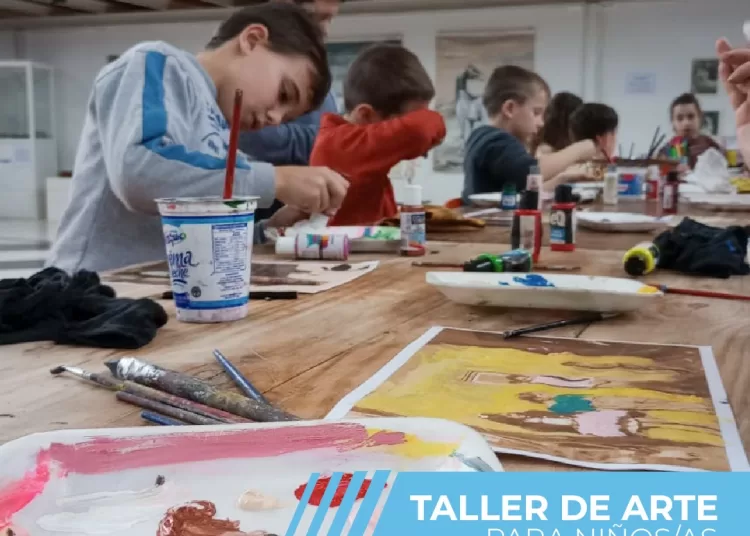 Inscriben para el taller de arte para niños en el Mulazzi