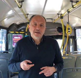 «Queremos que en un año tengamos transporte público en Tres Arroyos», ratificó Garate