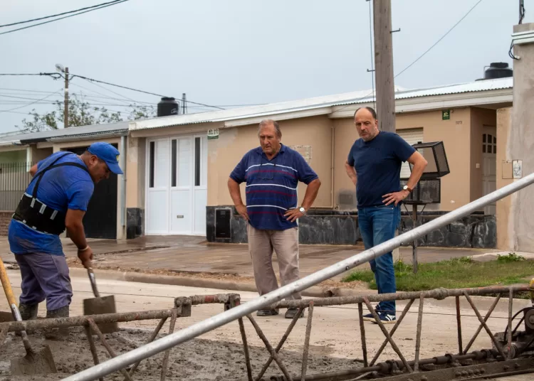 Recorrieron obras en distintos sectores de la ciudad