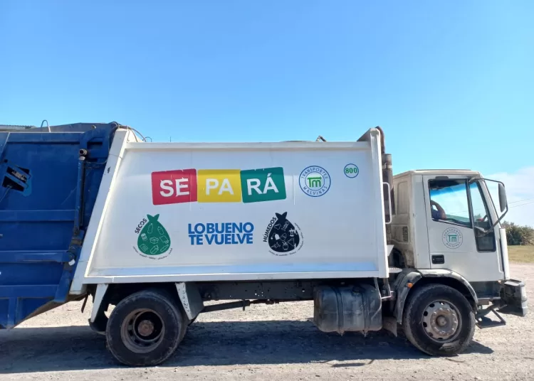 La recolección de residuos, sin cambios durante el feriado