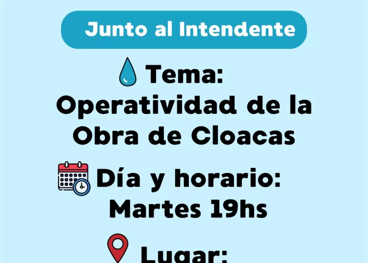 Cambio de horario de la reunión de vecinos de Orense con el intendente