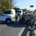 Cruento accidente frontal en el puente de acceso a la ciudad