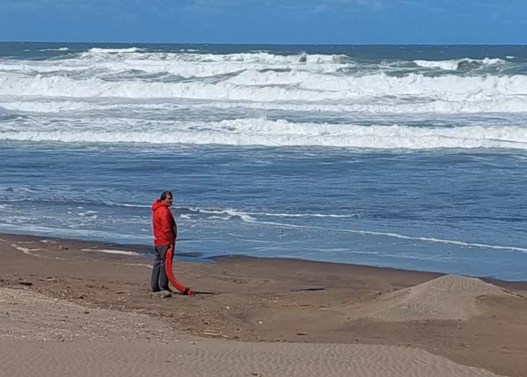El ciclón extratropical se hace sentir: oleaje, crecida y fuerte viento sur en la costa distrital