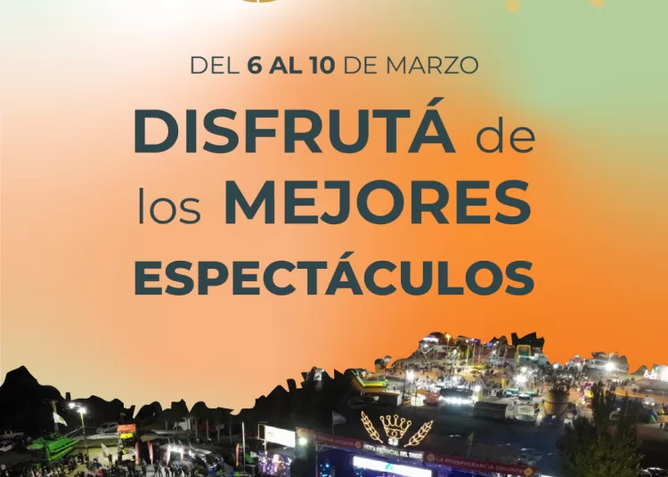 Fiesta Provincial del Trigo: Grilla oficial de artistas