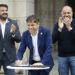 Kicillof entregó escrituras, una ambulancia al Hospital y una combi para la Escuela 502; en Orense inauguró la obra de cloacas