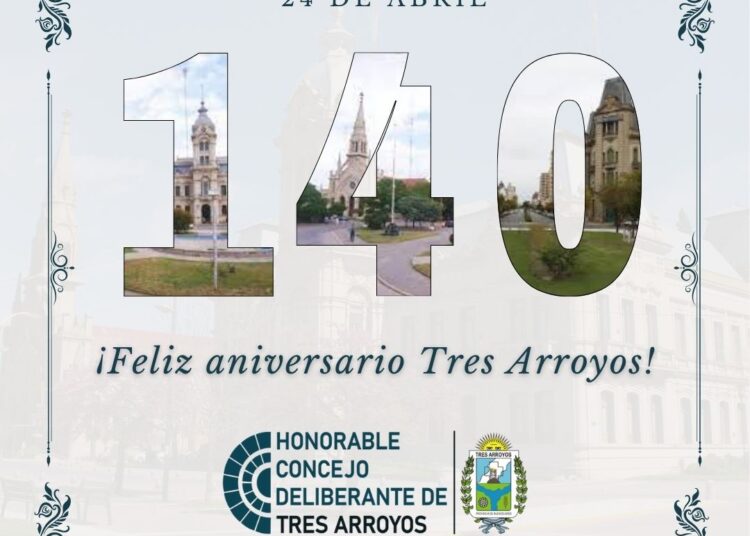El Concejo Deliberante se suma a los festejos por el 140º aniversario de la ciudad