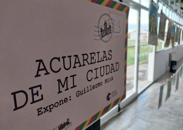 Exposición «Acuarelas de mi ciudad» en el CCE