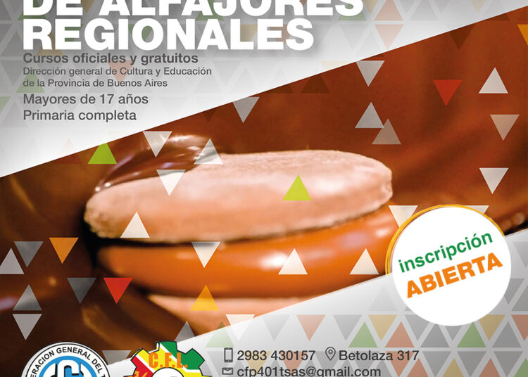El CFP 401 ofrecerá un curso de alfajores regionales