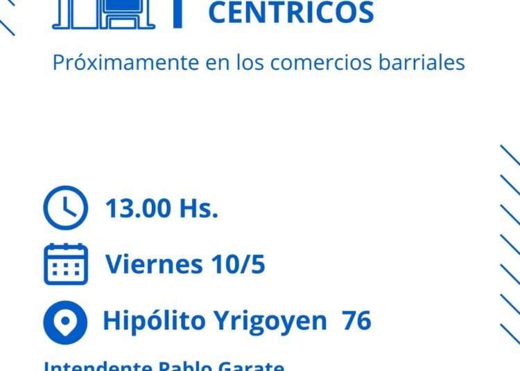 Garate convoca a comerciantes céntricos a una reunión este viernes