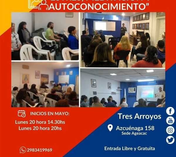 Descubre tu interior: AGEACAC invita a cursos de auto-conocimiento y meditación en Tres Arroyos