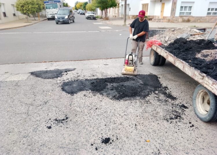 Hormigonaron distintos sectores de la ciudad y aprontan obras en cinco calles