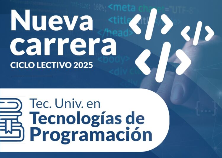 El año próximo, CRESTA ofrecerá la Tecnicatura Universitaria en Tecnologías de Programación