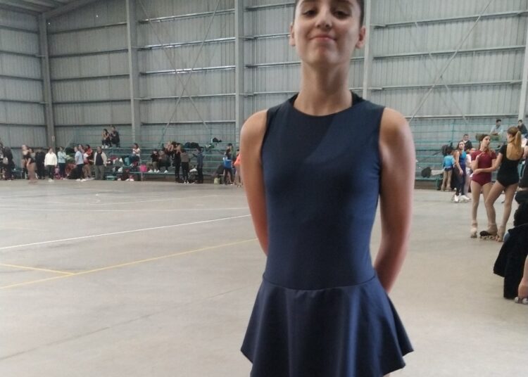 Patinadora de Costa Sud fue evaluada con miras al Sudamericano
