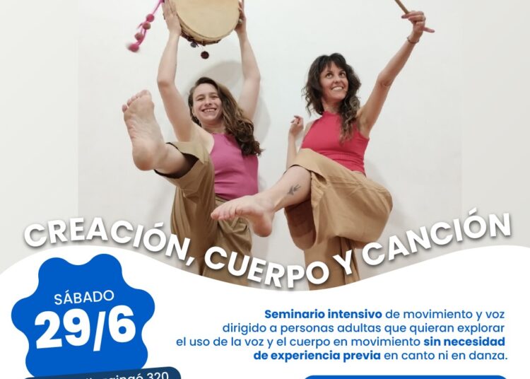 Abiertas las inscripciones al Seminario «Creación, cuerpo y canción» en La Estación