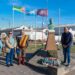 Ofrenda floral en el busto de Martín Miguel de Güemes por el Día Nacional de la Libertad Latinoamericana