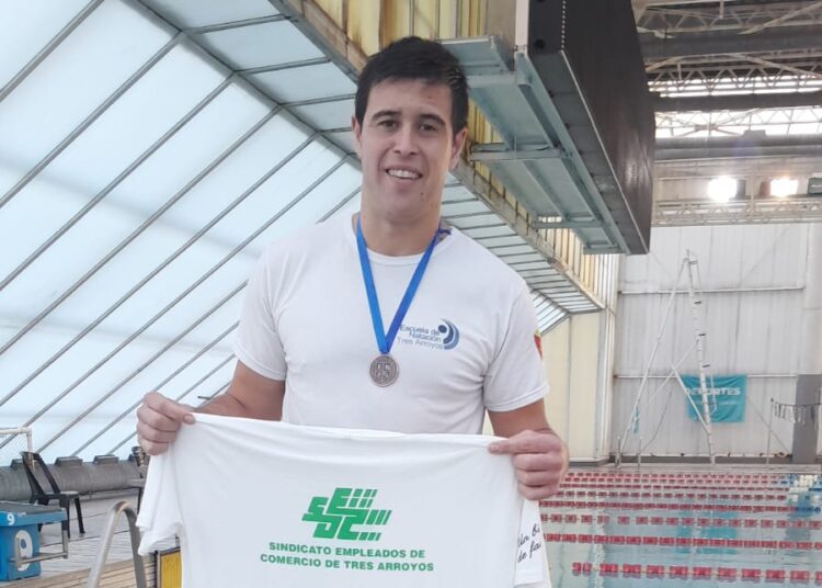 Nadador de Empleados de Comercio, con podios en Mar del Plata