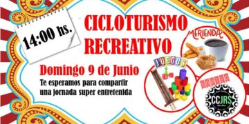Este domingo se realiza el cicloturismo recreativo