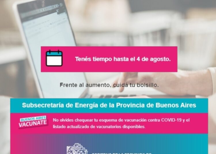 No pierdas tu subsidio de luz y gas: Inscríbete en el RASE hasta el 4 de agosto
