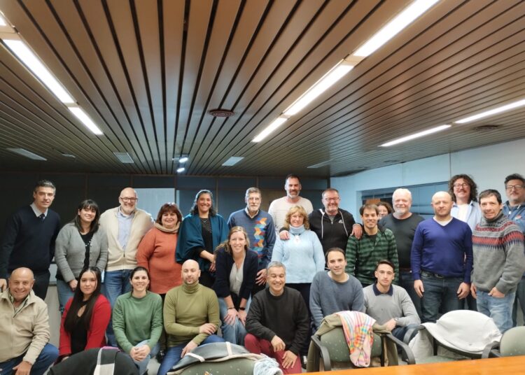 Encuentro con cooperativas en el banco Credicoop