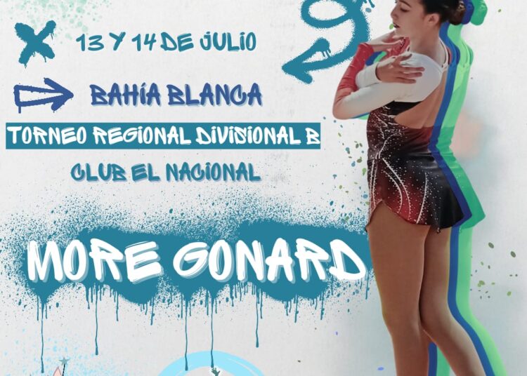 Morena Gonard patina en Bahía Blanca