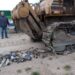 Tres Arroyos destruye caños de escape de motos secuestrados por ruidos molestos