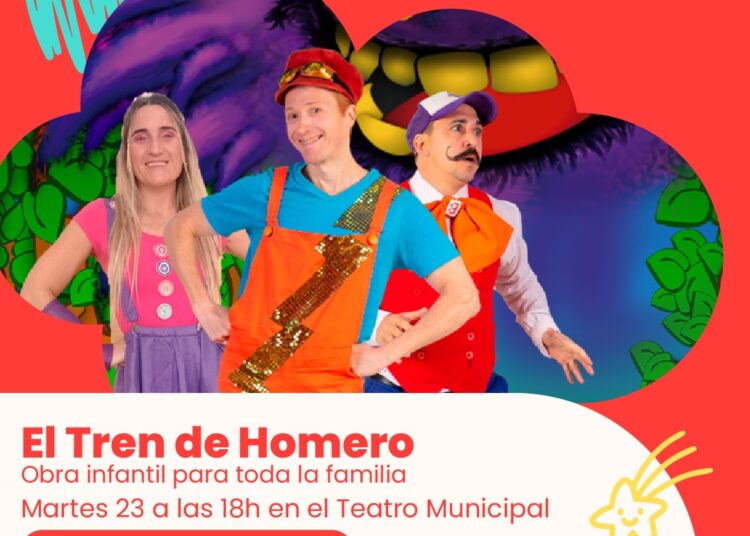 Llega el Tren de Homero a Tres Arroyos