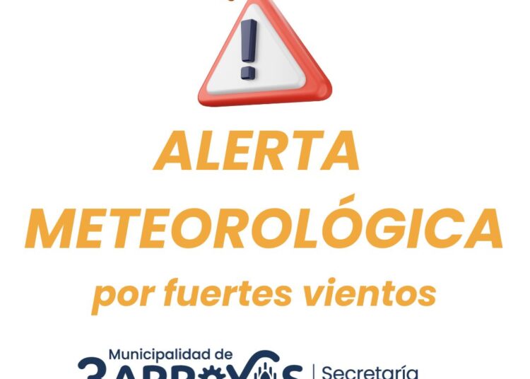 Alerta meteorológica en Tres Arroyos