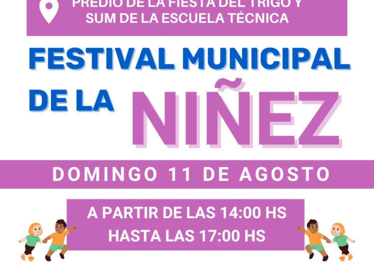 Gran Festival por el Día del Niño en Tres Arroyos