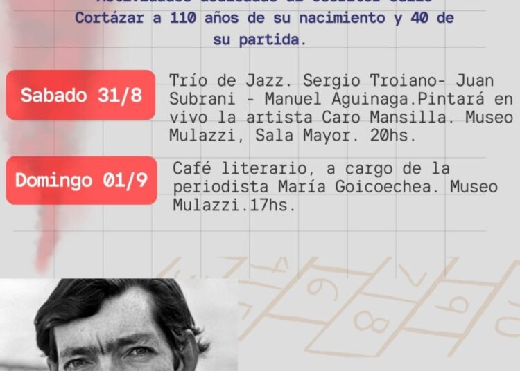 “Todos somos Julio”, un homenaje al escritor Julio Cortázar en el Mulazzi