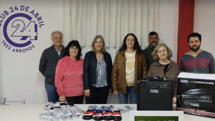 El Club 24 de Abril donó por más de $1 millón al Conservatorio de Música