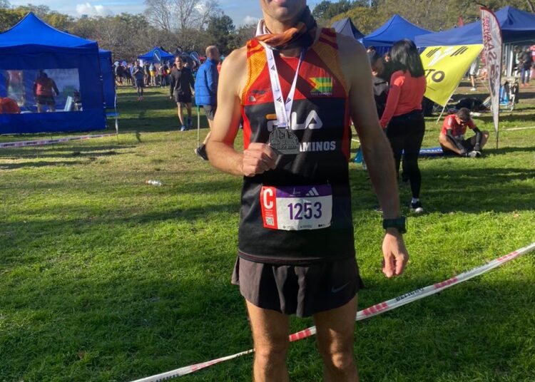 Andres Vilches, el Correcaminos mejor ubicado en el medio maratón de Capital