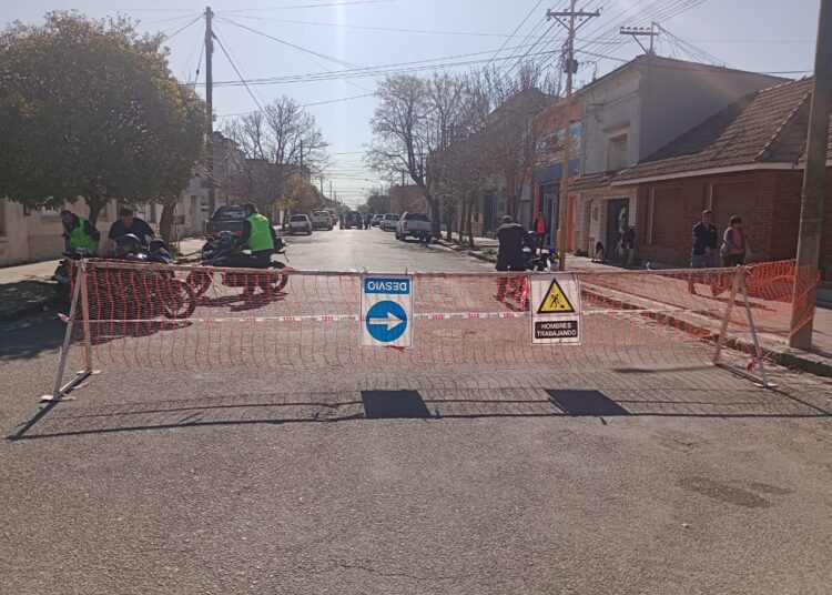 Cierran cuatro calles por tareas de Camuzzi y Obras Sanitarias