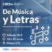 De Música y Letras: una propuesta para celebrar el Día de las Bibliotecas Populares