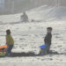 Claromecó: el segundo día de primavera arrojó sol y habilitó el paseo playero