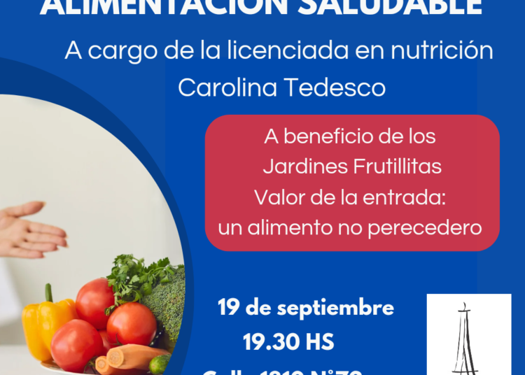 La Sociedad Francesa ofrecerá charla de una nutricionista el jueves