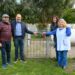 Garate inauguró la ampliacíón de gas en la Escuela 25 de Copetonas