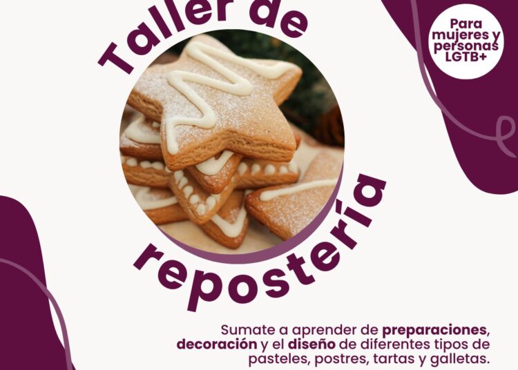 Entrelazadas lanza Taller de repostería