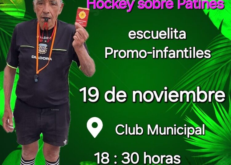 El hockey sobre patines del club Municipal homenajea a Mario Pincheira