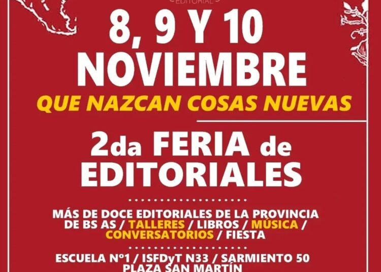 El fin de semana, feria de editoriales bonaerenses en la ciudad