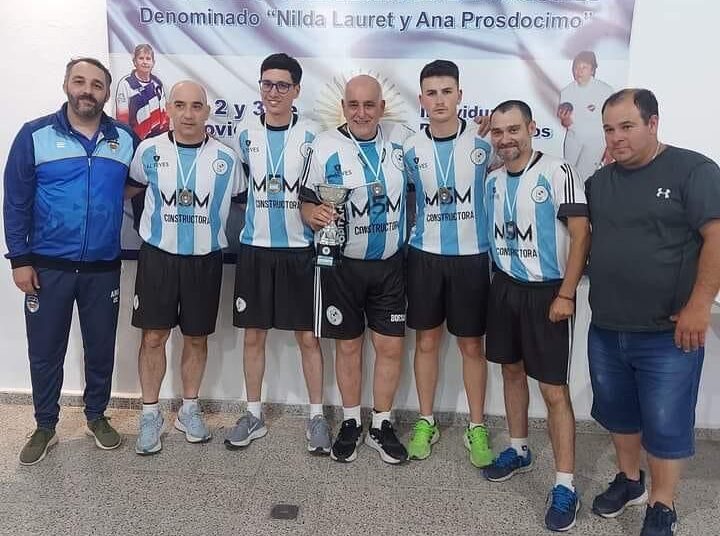 Federación de Buenos Aires se subió al podio del Nacional por parejas de bochas