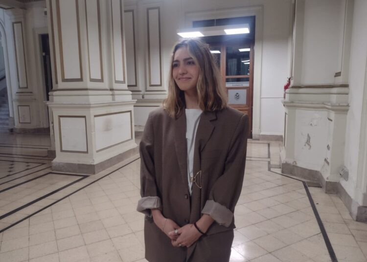 Candela Barragán, ayudante de cátedra en la Facultad se entusiasma con las mejoras urbanísticas para Claromeco