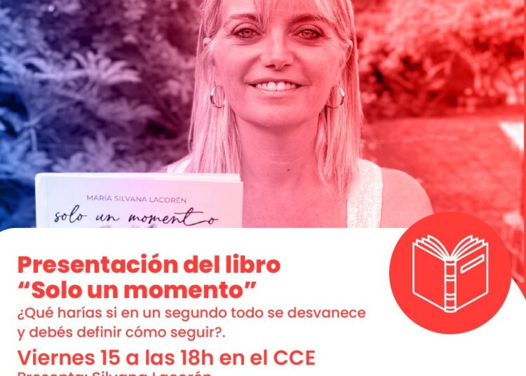 Presentan el libro «Sólo un momento» en La Estación