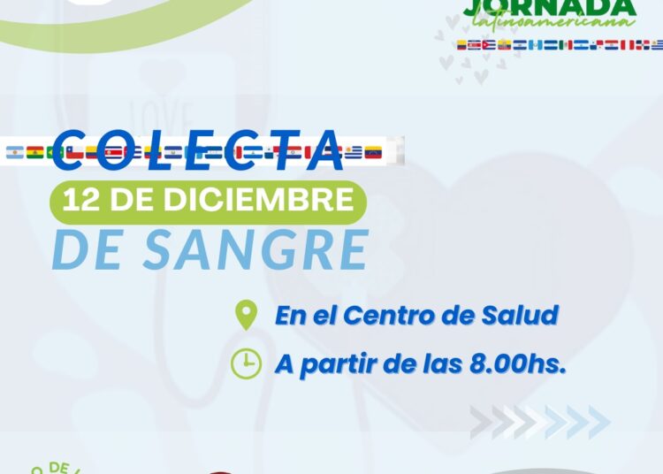 Tres Arroyos se suma a Latinoamérica unida dona sangre por cuarto año consecutivo