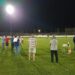 Olimpo iluminó su cancha de fútbol